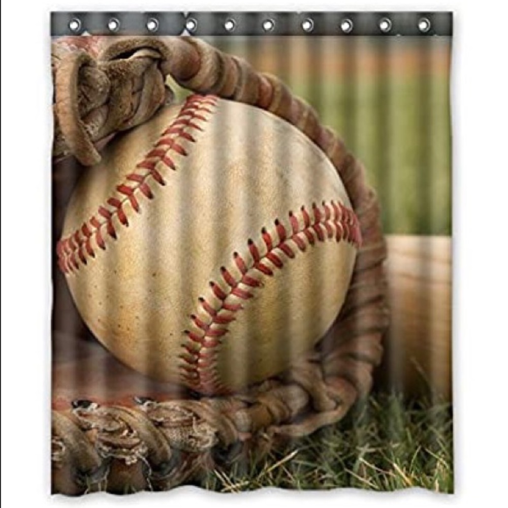 Baseball Shower curtain